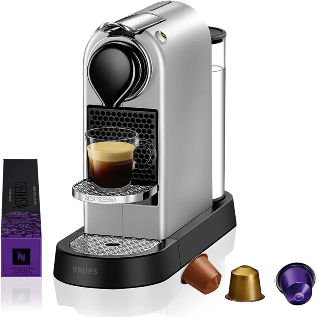 Cafetera Krups Nespresso Citiz monodosis de cápsulas Nespresso Original con 19 bares de presión