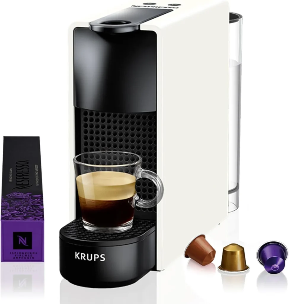 Cafetera Krups Nespresso Essenza Mini XN1101 monodosis de cápsulas Nespresso con diseño ultracompacto