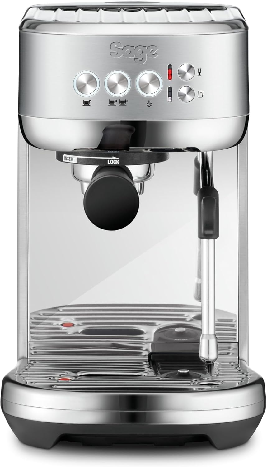 Sage SES500BSS The Bambino Plus Coffee Maker